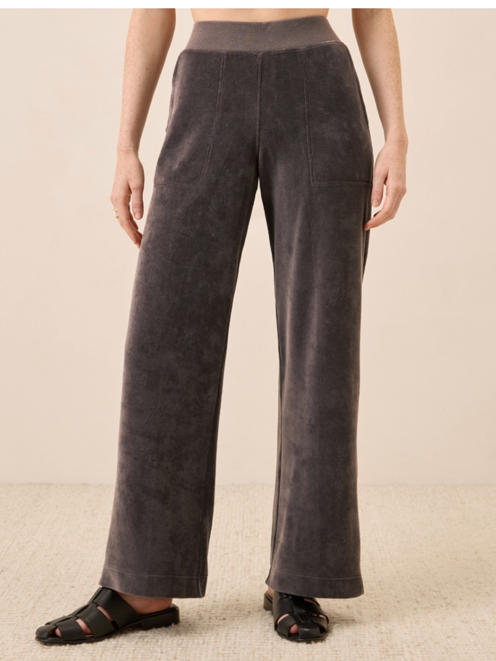 Pact Organic Pure Velour Wide Leg Pant